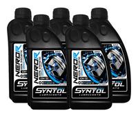 Syntol Nero-R 4T 10W-50 100% Synthetic Racing Motorcycle Engine Oil 5X1L