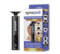 Synxpedi 3-in-1 Electric Foot Polisher - Callus Remover, Hard & Cracked Skin Exfoliator with Nail Buffer
