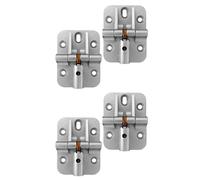 SYNYEY Classic Zinc 180 Degree Adjustable Hinge, 4 Pack, Unfinished, As Shown