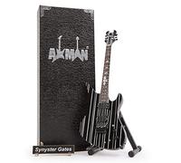 Synyster Gates (Avenged Sevenfold) Signature Schecter - Miniature Guitar Replica - Music Gifts - Handmade Ornamental 1/4 Scale - Includes a Display Box, Name Tag and Miniature Stand