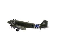SYOEUR 1/100 For American C47 DC3 Military Aircraft Scale Replica Fighter Model Aviation Ornament Playkits(C47 L4)