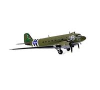 SYOEUR 1/100 For American C47 DC3 Military Aircraft Scale Replica Fighter Model Aviation Ornament Playkits(C47 J8)
