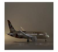 SYOEUR 1 130 Fit For Boeing B787 Dreamliner Aviation Type Lights And Wheels Die-Cast Plastic Resin Aircraft Collection Hobby Playgame Kit(B)