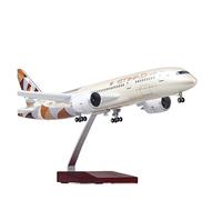SYOEUR 1 130 For Boeing B787 Prototype Airline Plane Model Light Wheel Scale Die Cast Resin Adult Gifts Hobby Playgame Kit(Without light)