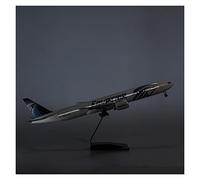 SYOEUR 1:157 Fit For Boeing B777 Die Cast Resin Airplane Airbus With Lights And Wheels Aircraft Collector Display Hobby Playgame Kit(B)