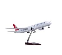 SYOEUR 1/157 Scale Aircraft Fit For Aviation 777 B777 Resin Model W Lights And Wheels Landing Gear Die-Cast Plastic Hobby Playgame Kit