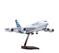 SYOEUR 1 160 For Airbus A380 Prototype Airline Plane Model Light Wheel Scale Die Cast Resin Adult Gifts Hobby Playgame Kit(Without light)