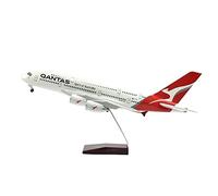 SYOEUR 1 160 For Australian A380 Airbus Aircraft Model Scale Die-cast Resin Airplane Decoration With Lights Playkits(A380)