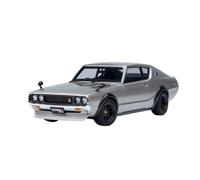 SYOEUR 1:18 For Nissan SKYLINE 2000 GT-RS Die Cast Metal Model Toy Classic Car Static Display Collection Gift Hobby Vehicles Playgame Kit(Grey)