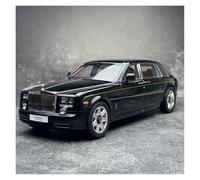 SYOEUR 1:18 For Rolls-Royce Phantom Black Extended Version Alloy Classic Static Model Car Collection Hobby Hobby Vehicles Playgame Kit