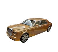 SYOEUR 1 18 For Rolls-Royce Phantom Extended Edition Alloy Car Model Adult Collection Gift White Gold Hobby Vehicles Playgame Kit