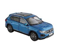 SYOEUR 1 18 For Volkswagen Exploration Mountain Blue Alloy Die Casting Static Model Car Collection Gift Hobby Vehicles Playgame Kit