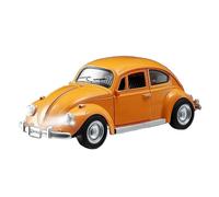 SYOEUR 1:18 For VW Beetle 1955 Alloy Diecast Classic Car Model With Sound And Light Functions Exquisite Details For Collection Hobby Vehicles Playgame Kit(Orange)