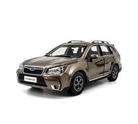 SYOEUR 1:18 Scale Model For Subaru Forester XT 2015 Metal Car Men Gift Static Vehicle Hobby Vehicles Playgame Kit(Gold)