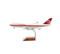 SYOEUR 1 200 Fit For Airline 9M-MPP Airplane B747-400 Alloy Metal Model Aircraft With Base Landing Gear Hobby Playgame Kit
