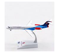 SYOEUR 1 200 Fit For Fokker 100 OM-BYB SLOVAK Aviation Airplane Toy Die-Cast Alloy With Landing Gear Model Gift Hobby Playgame Kit