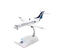 SYOEUR 1 200 Fit For Fokker 70 FK 9V-ALL SILKAIR Plug-In Model Airplane With Plastic Bracket Toy Collection Hobby Playgame Kit