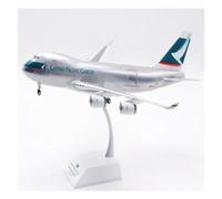 SYOEUR 1 200 For Wings SA2003C Cathay Pacific Boeing B747-400F B-HUP Alloy Die-cast Passenger Aircraft Model Ornaments Hobby Playgame Kit