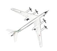 SYOEUR 1 200 Russian For Tu-95 Long Range Strategic Military Tupolev Tu Bear Alloy Airplane Model Toy Plane Hobby Playgame Kit