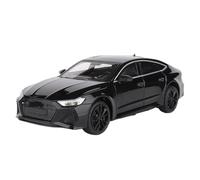 SYOEUR 1:24 Car Model For AUDI RS7 Coupe Alloy Classic Diecasts Vehicles Metal High Simulation Collection Hobby Vehicles Playgame Kit(Black)