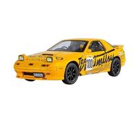 SYOEUR 1:24 For Mazda RX7-FC Track Version Super Racing High Precision Alloy Model Sound Light Pull Back Wheels Toy Hobby Vehicles Playgame Kit(White)
