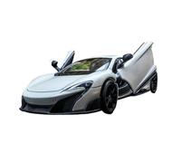 SYOEUR 1:24 For McLaren 675LT Super Run Car Decoration Collection Gift Toy Die Casting Model Hobby Vehicles Playgame Kit(White)