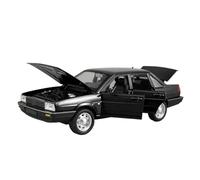 SYOEUR 1:24 For Santana Alloy Car Model Diecast Metal Toy Vehicles Sound And Light Toys Collection Hobby Vehicles Playgame Kit(Black)