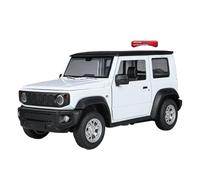 SYOEUR 1:24 For Suzuki Jimny Off Road SUV Alloy Diecast Model Vehicle Sound & Light Collection Display Hobby Decoration Hobby Vehicles Playgame Kit(White)