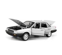SYOEUR 1:24 For Volkswagen Santana Collection High Simulation Diecast Metal Alloy Model Car Sound Light Pull Back Toy Hobby Vehicles Playgame Kit(White)