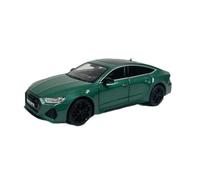 SYOEUR 1:24 Scale For Audi Rs7 Green Alloy Car Model Static Ornament Simulation Collectible Hobby Vehicles Playgame Kit