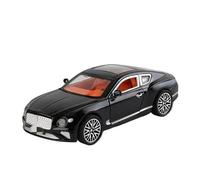 SYOEUR 1:32 For Bentley Continental GT Metal Vehicle Alloy Model Car Collection Simulation Diecast Toy Sound Light Toys Hobby Vehicles Playgame Kit(Black)
