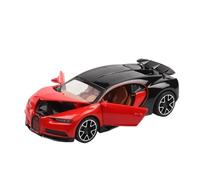 SYOEUR 1:32 For Bugatti Chiron Alloy Sport Car Model Diecasts Toy Metal Simulation Super Sound Light Collection Hobby Vehicles Playgame Kit(Red)