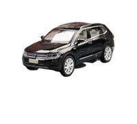SYOEUR 1/32 For Volkswagen Tiguan L SUV Toy Car Model Collection Alloy Miniature Ornaments With Pull Back And Sound And Light Hobby Vehicles Playgame Kit(Black)