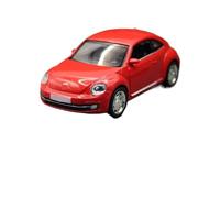SYOEUR 1/36 For Volkswagen Beetle Sedan Toy Car Model Diecast Vehicle Miniature With Pull Back Collection Hobby Vehicles Playgame Kit(Red)