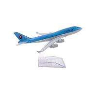 SYOEUR 1 400 Aircraft Models Boeing B747 Korean Air 16cm Alloy Airplane Toy Children Gift For Collection Decoration Hobby Playgame Kit(1)