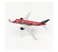 SYOEUR 1 400 Airplane Model Toy Fit For Airbus A320 AirAsia 2007 Alloy Architecture Miniature Collectible Hobby Playgame Kit