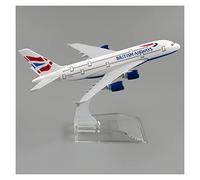 SYOEUR 1 400 For British Airways A380 16cm Simulation Alloy Aircraft Model Boy Gift Collection Toy Car Hobby Playgame Kit