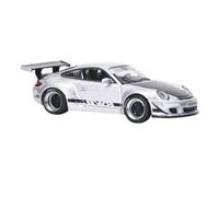 SYOEUR 1:64 Scale For Porsche RWB 997 GT Silver Alloy Car Model Die Cast Kit Static Collection Ornaments Hobby Vehicles Playgame Kit