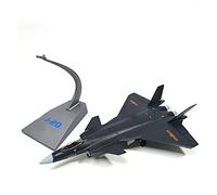 SYOEUR 1 72 For Air Force J-20 Fire Fangs Fighter Simulation Alloy Aircraft Model Children Gift Collection Toy Car Hobby Playgame Kit(1)