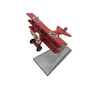 SYOEUR 1 72 For Great War Fokker DR Red Jazz Biplane Propeller Fighter Die-casting Metal Aircraft Model Gift Playkits