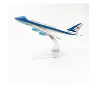 SYOEUR 16cm Airplane Model Fit For Air Force One Boeing B747 Aircraft Die Cast Metal Gift Collectible Hobby Playgame Kit