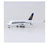 SYOEUR 18cm Die-Cast Metal Alloy Plane Model Toy For A380 Aviation With Landing Gear Collection Playkits