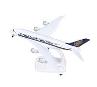 SYOEUR 18CM For A380 Singapore Airlines Aircraft Plane With Landing Gears Diecast Alloy Airplane Model Toy Playkits