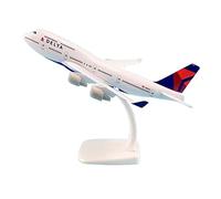 SYOEUR 20cm Alloy Metal Fit For DELTA Aviation Aircraft Model Boeing 747 B747 W Bracket Gift Hobby Playgame Kit
