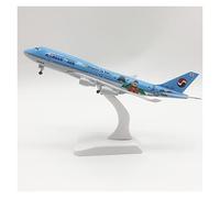 SYOEUR 20cm Fit For Boeing 747 B747 Aviation Plug-in Model Airplane With Stand With Wheel Landing Gear Hobby Playgame Kit