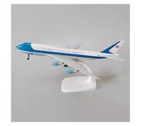 SYOEUR 20cm For Air Force One Boeing B747 Die-casting Alloy Metal Airplane Model Landing Gear Hobby Toys Series Hobby Playgame Kit