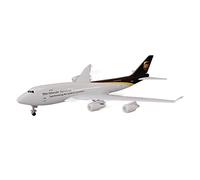 SYOEUR 20cm For Boeing B747 Airline Alloy Metal Die Cast Airplane Model Cargo With Wheel Base Playkits