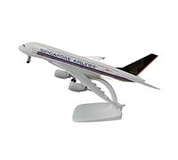 SYOEUR 20cm For Singapore Airlines A380 Alloy Scale Die-cast Simulation Aircraft Model With Wheels Playkits