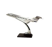 SYOEUR 30CM For Bombardier Global 7500 Airlines Airplane Aircraft Plane Diecast Alloy Model With Base Toy Playkits