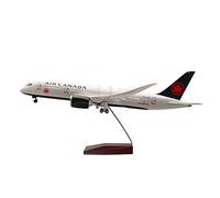 SYOEUR 43cm 1:130 For Air Canada Boeing B787 Airbus Scale Die-Cast Resin Airplane Model With Lights Playkits(A)